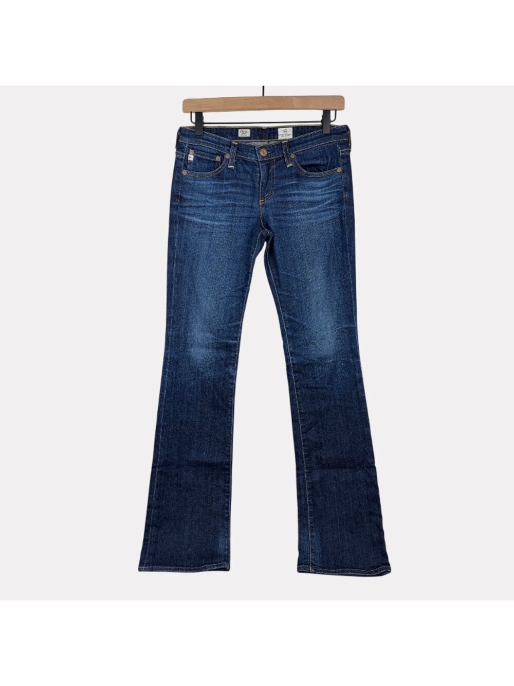 Adriano Goldschmied Olivia Skinny Boot Cut Jeans Womens 27 Blue Five Pocket